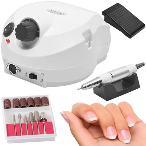 Elektrisch Nagelfräser Pediküre Maniküre Set Nagel Fräser Set mit Fußpedale J206