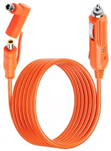 12V/24V DC7909/8020 Car Charger Cigarette Lighter Charging Cable 2M (6.6ft) 14AWG Compatible with Jackery Explorer 1000 V2/500/300/240 BLUETTI Power Station EB3A/EB70/EB70S Portable Solar Generator