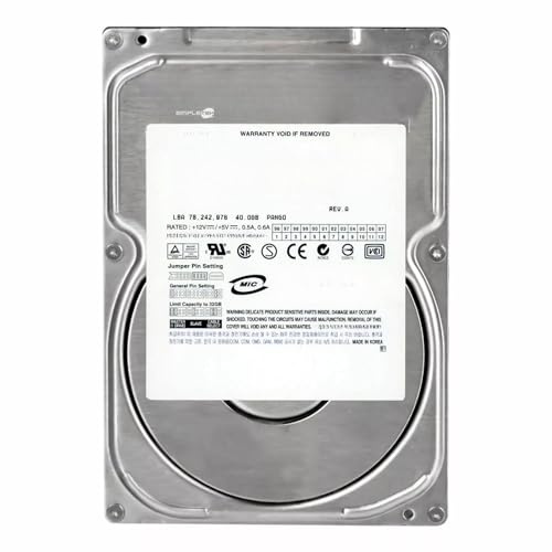 SIMPLETEK - Hard Disk 40GB IDE PATA 3.5 | 7200 RPM, Ultra-ATA/133 | HDD Interno per PC Vintage e Sistemi Industriali (Ricondizionato)