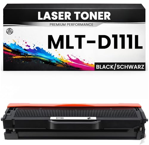 Toner 111L für Samsung Schwarz MLT-D111L wie Original Premium Alternative für Samsung Xpress SL-M2020 SL-M2022 SL-M2026W SL-M2070 SL-M2070FW