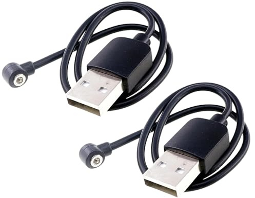 MODOVER 2 Pack Snap-On Magnetic Charging Cable for Smart Ring – 4.0mm Round Port, Fast & Secure
