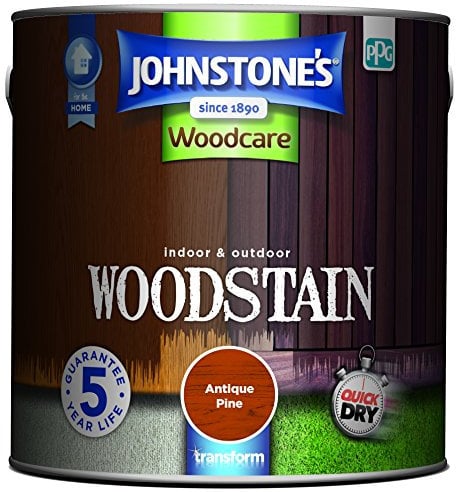 Johnstone's Woodcare Indoor and Outdoor Woodstain - Antique Pine 2.5L