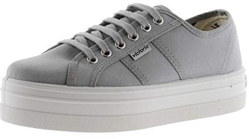 victoria Plataforma Basket Barcelona Lona 109200-WOMEN para Mujer Zinc 41