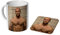 Jason Statham Topless Tattoos Keramik Kaffeetasse + Untersetzer Geschenkset ...