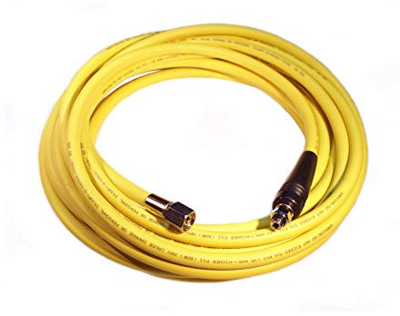 METALSUB Frusta erogatore, narghile di termogomma in Giallo. (10 Metri)