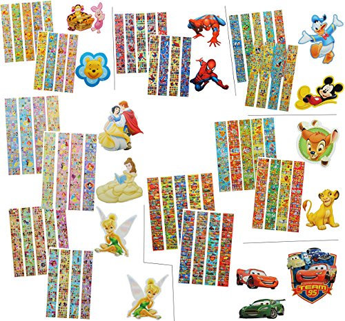 alles-meine.de GmbH 650 TLG. - XXL - Set Sticker/Aufkleber - Mädchen Motive - selbstklebend - Stickerset Kinder - z.B. für Stickeralbum/Stickerbox - Stickerset - Princess..