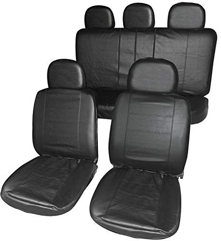 UKB4C Leatherette Full Set Front & Rear Car Seat Covers for Dacia Duster Estate 13-On