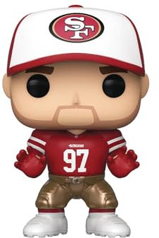 Funko Pop! NFL: 49ers-Nick Bosa - (Home Jersey) - Vinyl-Sammelfigur - Geschenkidee - Offizielle Handelswaren - Spielzeug Für Kinder und Erwachsene - Sports Fans - Modellfigur Für Sammler und Display