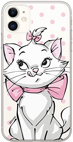 ERT GROUP Original und Offiziell Lizenziertes Disney Marie Aristocats Handyhülle für iPhone 11, Case, Hülle, Cover aus Kunststoff TPU-Silikon, schützt vor Stößen und Kratzern