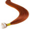 hair2heart Premium Mini Tape Extensions Echthaar - 12 Tapes 60cm Kupferrot