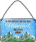 schilderkreis24 Blechschilder Kollektion 18x12cm – Lustige & inspirierende Sprüche zu Bergen, Wandern & Skifahren -Deko & Geschenkideen: (In den Bergen Bin ich Himmel)