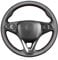 MEWANT Lenkradbezug für Opel Astra (K) / Corsa (E) / Crossland X/Grandland X/Insignia (CT) B/Karl/Zafira (C) Lenkradhülle aus Kunstleder Mikrofaser Leder per Hand Nähen