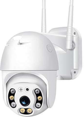 WiFi Camera Outdoor, 1080P 5MP Pan Tilt Zoom IP Camera, Motion Detection Alarm, Two-Way Audio, Night Vision, Waterproof Outdoor Wireless Security Camera