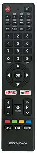 ALLIMITY Q5T Télécommande Remplacer pour Chiq TV U55Q5T U65Q5T U40G5SF U43Q5T U50Q5T U40E6000 U49G6000 U50G5S U55G6000