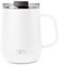 Simple Modern Tasse de Café de Voyage avec Anse | Gobelet Thermique à Café en Acier Inoxydable avec Tasse pour Thé | Cadeaux pour Femmes et Hommes | Voyager Collection | 350ml | Winter White