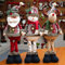 SOOUICKER Weihnachtswichtel Figuren Weihnachtsdeko Wichtel 1PCS Schwedischen Weihnachtsmann Santa Deko Weihnachten Stehend Leuchtende Deko Weihnachten Weihnachtswichtel Figuren Sitzend