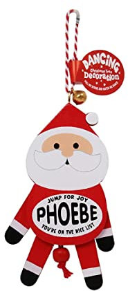 History & Heraldry Personalisierbarer tanzender Weihnachtsbaumschmuck (Phoebe)