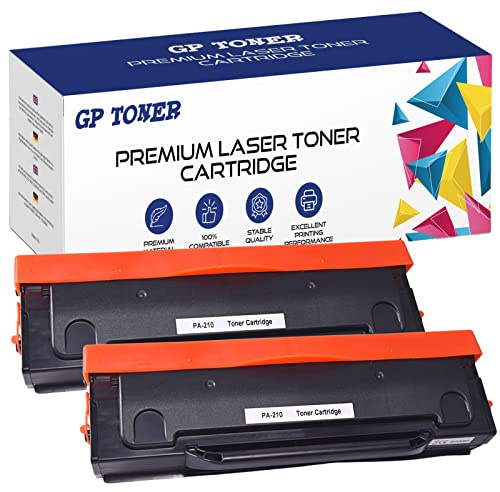 2X Toner XL Kompatibel mit PANTUM PA-210 für PANTUM P2500W, M6500W, M6550NW, M6600NW (2xSchwarz)