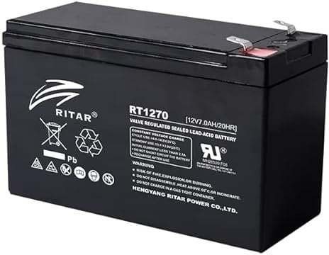 Ritar 12V 7Ah Sealed Lead Acid Battery (VRLA)