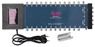 [ Test SEHR GUT *] GSS 5/24 Multischalter für Quattro & Quad LNB, Multiswitch für 1 Satelliten & 24 Teilnehmer (Fernseher, Sat Receiver), 4K Antennenverteiler, für Satellitenschüssel Satanlage