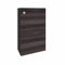 Aquariss 500mm Bathroom Back to Wall Toilet Unit Grey Flat Pack