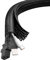 shinfly Cable Tidy Sleeve, 6mm/∅0.24-6m/19.69ft Self-Closing Cable Duct, Cable Management for Desk, TV, Computer, PC, Cable Protection for Dogs, Cats, Black
