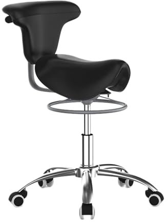 Ergonomischer Sattelhocker, Sattelhocker, Verstellbare Sattelhocker, Stühle Mit Drehbarer Rückenlehne, Hydraulisch Verstellbar, Geeignet For Den Innen- Und Außenbereich In Verschiedenen Szenarien ( Co