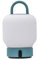 Kooduu - Loome Tragbare Tischlampe - Dimmbar und über USB aufladbar - Opalglas, Türkis