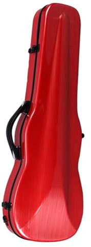 HDYNUZ Custodia Professionale per Viola, Custodia Rigida per Viola da 16 in Fibra di Carbonio con Cinturino Posteriore, Leggera 1,9 kg (Color : Red)