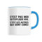 Mug C'est pas moi qu'explique mal - Imprimé en France - Tasse originale en céramique - Cadeau Kaamelott original rigolo (Bleu)