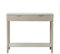 90cm Wooden Console Table for Hallway Slim, Modern Living Room Taupe Entryway Table, 2 Drawers Narrow Entrance Hall Table with Storage Shelf