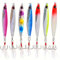 WUWYOUWL Fishing Lures Set, 7PCS Metal Fishing Lure Sequins Spoons with Hard Bait For Sea Lake Lure Tool for Saltwater Freshwater Trout Bass Salmon Fishing (30, Grams)