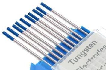 Kwweeoo： Wolfram-Elektrode WL20, 2% Lanthan, Wolfram-Elektrode für Tig-Schweißen, Durchmesser 1.6 mm, Länge 175 mm
