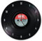 Retro Vinyl Special Schallplatte Wanduhr aus Glas Musikalischer Zeitmesser Kreisförmige Bunte Schallplatte Farbenfrohes Label-Design Trendaffe Records