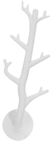Locadence Tree Branch Coat Rack, Unique Artistic Design Tree Branch Wall Hook, PP Decorative Wall Mounted Key Hook Coat Hanger, Wall Mount Hat Rack for Bedroom Hallway Bathroom