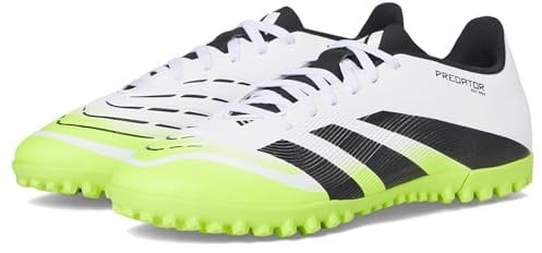 adidas Unisex Predator Club Turf Football Boots, FTWR White/core Black/Lucid Lemon, 6 UK