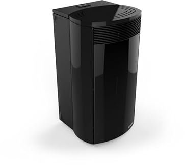 Termostufa a Pellet Ungaro idro ventilata mod f style 6-24 Kw (Nera)