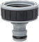 TATAY Nez de Robinet Femelle 1 Premium, Connecteur Universel pour Tuyau d'Arrosage, Protection solaire, Installation facile, Gris - Noir