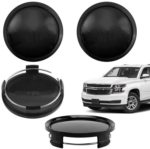 4 Pcs Enjoliveurs 75 Mm, Enjoliveurs ABS, Enjoliveurs De Roue Pour Voitures, Résistants Aux Intempéries Et Universels, OD 75 Mm ID 69,5 Mm Enjoliveur, Cache-Moyeu De Roue Pour Protection Optimale,Noir