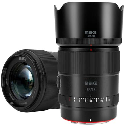 Meike Téléobjectif 85 mm f1.8 Pro II plein cadre STM Auto Focus Medium Téléobjectif haute résolution 8K Fixe Prime Portrait Objectifs pour appareils photo sans miroir Nikon Z Mount Z5 Z6 Z7 Z6II Z7II