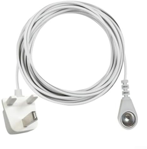 UK Erdungsbuchse mit 4,5 m Erdungskabel zum Anschluss für Erdung, UK-Steckdosenadapter