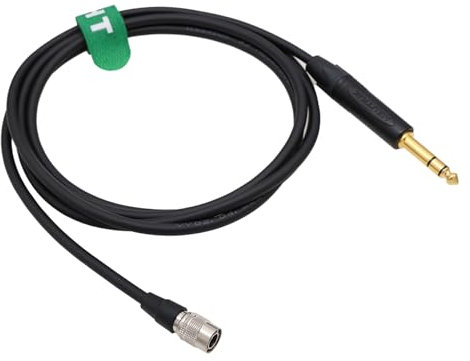 HangTon Audiokabel für Mr Speakers Alpha Dog Mad Dog, Dan Clark Audio E3 Aeon Ether C Flow Kopfhörer auf AMP Gitarren-Audiogerät, 6,35 mm, 2 m