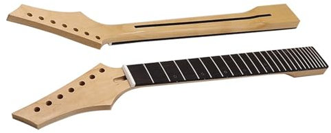 Repuesto De Mástil De Guitarra Guitarra Eléctrica Profesional Modificada DIY De 7 Cuerdas Con Mástil De Arce De 24 Trastes Y Mango Original Para Zurdos