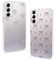 2 Stück Transparent Handyhülle für Samsung Galaxy A14 5G Hülle 6,6,Cartoon Süß Bogen Schleife Muster Aesthetic Mädchen Handyhülle Silikon TPU Stoßfest Schutzhülle für Samsung Galaxy A14 5G,Cartoon