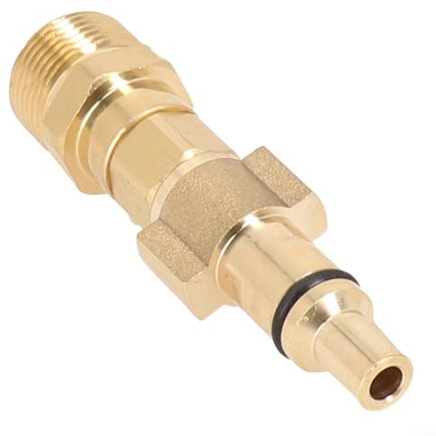 Hochdruckreiniger Adapter, Messing Bajonett Adapter M22 Gewinde für LAVOR Hochdruckreiniger Lanzen Unterlegscheibe 160 bar 30L/Min