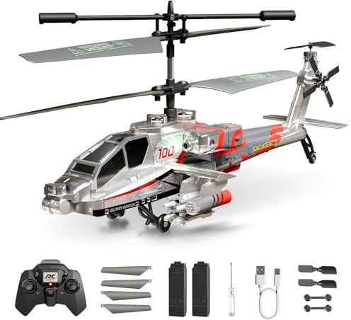 XIKOTEC Hélicoptères Radiocommandés Helicoptere Telecommande Enfant 8+