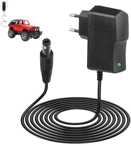 Cargador 12V para Coche Electrico Niños, Moto Electrica Infantil Electrico | Universal Cargador 12V 1A para Quad Electrico Niño Vehículos Eléctricos Juguetes Motocicletas SUV ATV Todoterrenos con LED