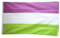 Flaggenfritze Fahne/Flagge Genderqueer Pride + gratis Sticker