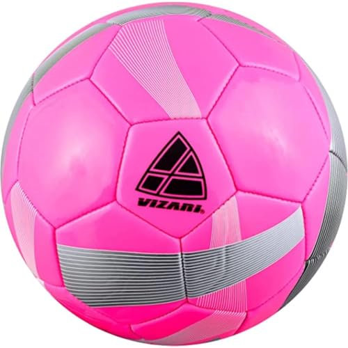 VIZARI Soccer Ball Pink Size 5 Hydra Ballon de Football Rose Taille Mixte Adolescent