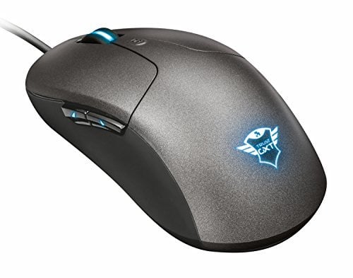 Trust GXT 180 Kusan Mouse Pro Gaming RGB, Peso Ottimizzato, Software Avanzato, Grigio